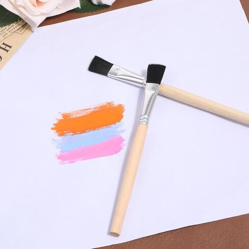 10Pcs Small Paint Brushes for Crafts Small Touch Up Paint Brush for Painting Coloring Wall Touch-up Cabinets Fences Edge Painting Tool Adult Artist Detail Oil Canvas Face in Kuwait