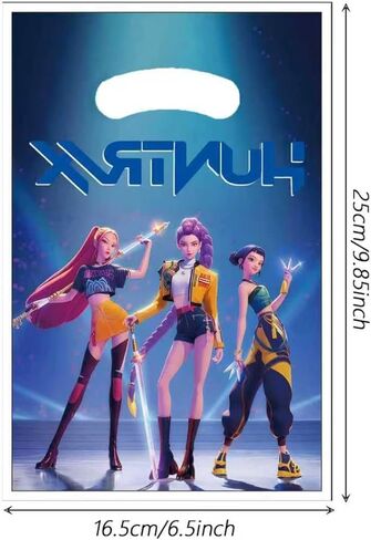HYSANOG 30PCS K pop Demon movie Hunters party gift bags, supplies, and decorations. Perfect for cartoon parties, ideal for kids, and great for family events, prizes, carnivals, and Christmas in Saudi Arabia