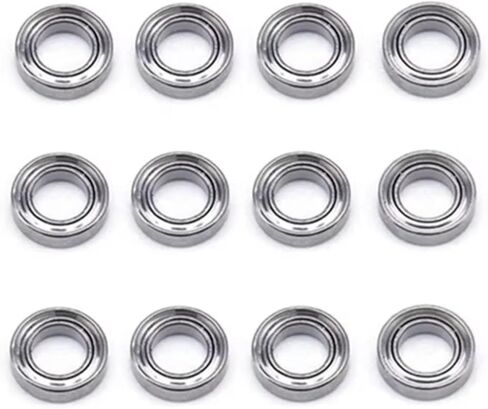 Compatible with Wltoys 144001 124019 124018 RC Car Upgrade Parts 12Pcs 4x7x2mm Bearing Spare Accessories RC Assortment in Kuwait