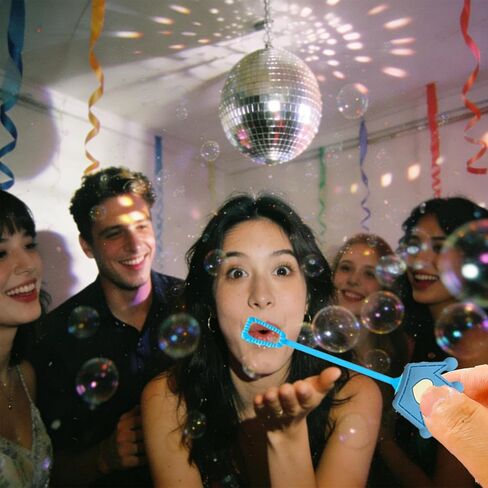 24 Pcs Princess Themed Party Bubble Wands – Crown & Heart Accented, Birthday Party Favors, Goodie Bag Stuffers & Piñata Fillers for Themed Gatherings in Saudi Arabia
