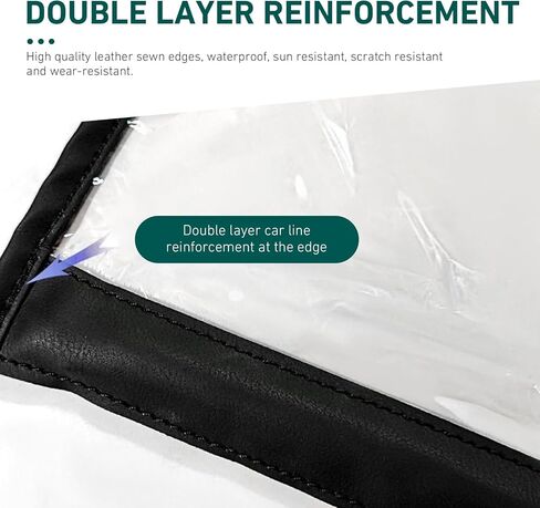 EV Charger Port Cover, Magnetic All-Weather Protection Car Charger Plug Rain Cover, PVC HD Transparent Electric Charging Gun Covers, Universal for Most Electric Vehicles in Kuwait