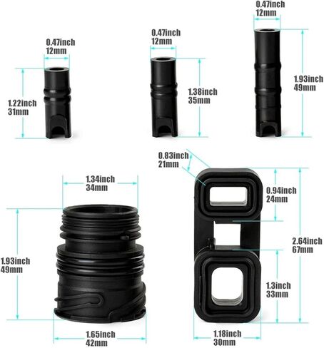 6-Piece Mechatronic Valve Body Seal Repair Kit OE 24107536339 24347588725 24347588724 NEW Replacement Parts Compatible with ZF6HP19 ZF6HP21 BMW X5 Z4 Transmission in Saudi Arabia