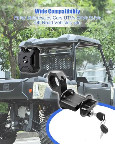 Tank with Locking Mount Fit for Motorcycles Cars UTVs ATVs SUVs Off-Road Vehicles, etc in Saudi Arabia