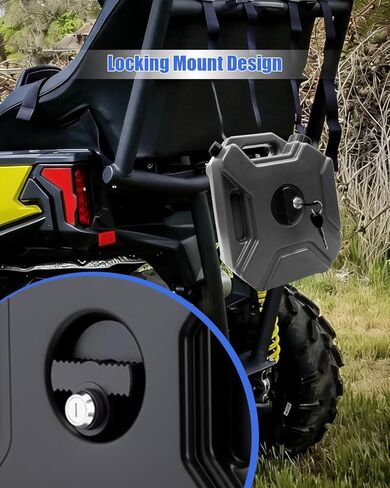 Tank with Locking Mount Fit for Motorcycles Cars UTVs ATVs SUVs Off-Road Vehicles, etc in Saudi Arabia