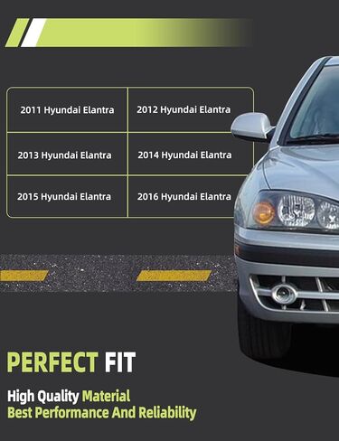 Chrome Exterior Door Handle Compatible with Hyundai Elantra 2011-2016 Outer Front Rear Left Driver and Right Passenger Side with Smart Keyhole Replaces OEM# 826623X000 826623X020 4PCS in Saudi Arabia