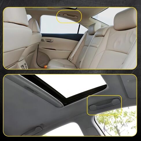 Interior Roof Grab Handle Compatible with Lexus IS250 IS350 ES350 RX350 RX450h 2006-2015 Replaces 74610-53030-B0 Grip Assist Handle (Ivory) in Saudi Arabia