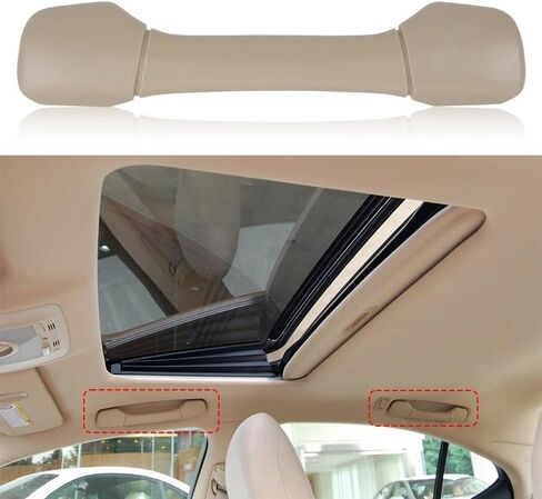 Interior Roof Grab Handle Compatible with Lexus IS250 IS350 ES350 RX350 RX450h 2006-2015 Replaces 74610-53030-B0 Grip Assist Handle (Ivory) in Saudi Arabia