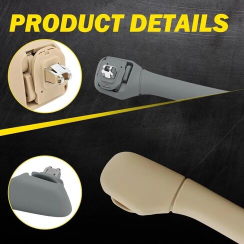 Interior Roof Grab Handle Compatible with Lexus IS250 IS350 ES350 RX350 RX450h 2006-2015 Replaces 74610-53030-B0 Grip Assist Handle (Ivory) in Saudi Arabia