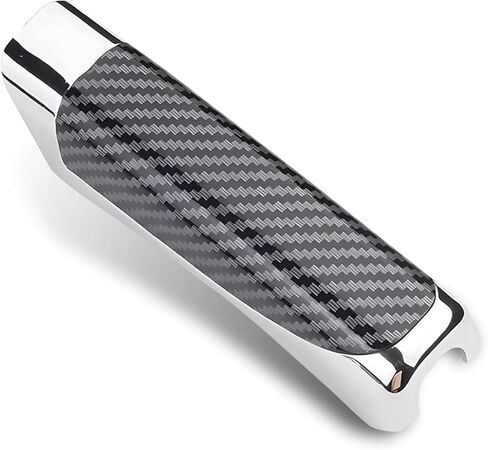Car Handbrake Cover, Carbon Fiber Handbrake Protective Cover, Anti-slip Brake Handle Sleeve Accessories, Universal Interior Accessories for Most Cars (Carbon Fiber Black) in Kuwait
