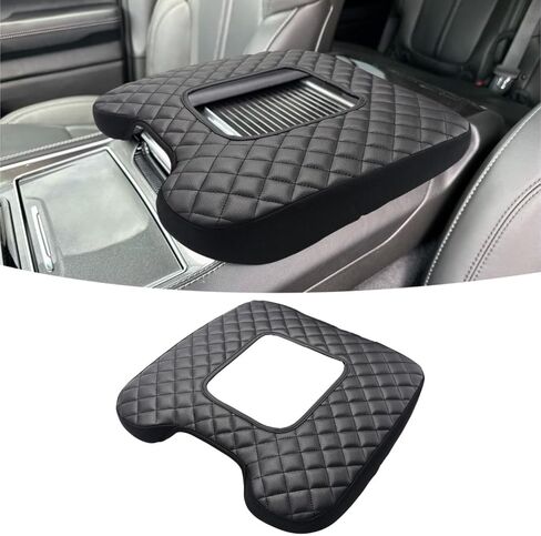 Center Console Armrest Cover for Jeep Grand Wagoneer 2022 2023 2024 2025 2026, Car Front & Rear Console Lid Protector, PU Leather, SUV Interior Accessories in Saudi Arabia