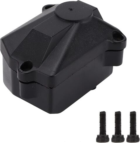 Axial Receiver Box, Plastic Sturdy Durable Splashproof Dustproof, with Screws and Screw Hole for Easy Installation, for Axial SCX10 III AXI03007 AXI231018 in Kuwait
