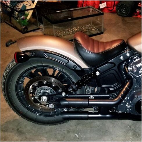 نظام عادم سهل الارتداء كاتم صوت قصير GP سهل الارتداء مع DB Killer يناسب الكشاف الهندي لـ Bobber Sixty لـ Rogue Twenty 2015-2024 in Kuwait
