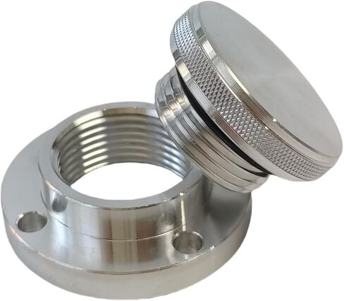 Aluminum Universal Billet Engine Weld-On/Bolt-On Oil Cap Fuel Tank Cap Filler CapRadiator Cap Weld-On/Bolt-On bung in Saudi Arabia