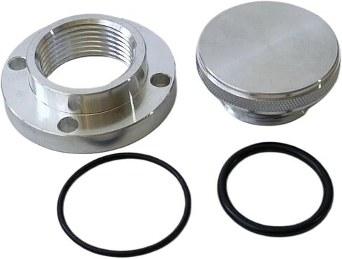 Aluminum Universal Billet Engine Weld-On/Bolt-On Oil Cap Fuel Tank Cap Filler CapRadiator Cap Weld-On/Bolt-On bung in Saudi Arabia