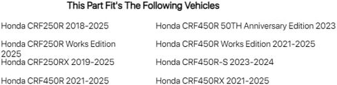 قابس حشو زيت تاسك أسود متوافق مع Honda CRF250R 2018-2026/Honda CRF450R 2021-2026 in Kuwait
