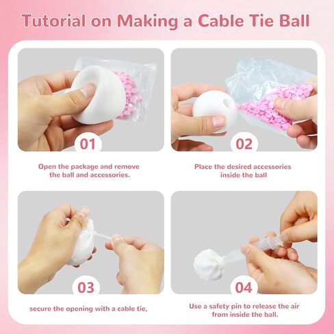 DIY Stress Ball Making Kit - 12 TPR Skins - Immersive Asmr Ball Squishy kit- Craft Kits Stress Balls - Crunchy Stress Ball - Handmade Make Your Own Stress Balls Kit for Adults in Saudi Arabia