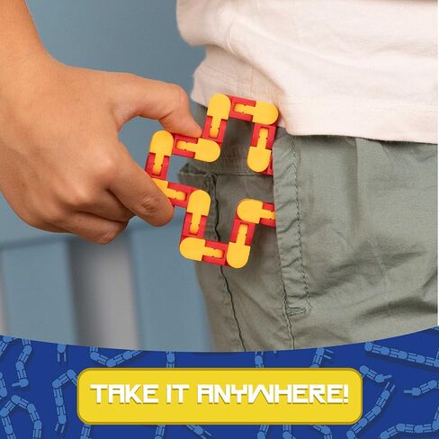 مجموعة BONNYCO Wacky Tracks Pack 40 10.6 بوصة ألعاب تململ سلسلة النقر للأطفال من سن 3 إلى 12 عامًا. هدايا حفلات أعياد الميلاد، جوائز صندوق كنز الفصل الدراسي، حشوات حقائب الهدايا، ألعاب حسية للتوحد in Kuwait