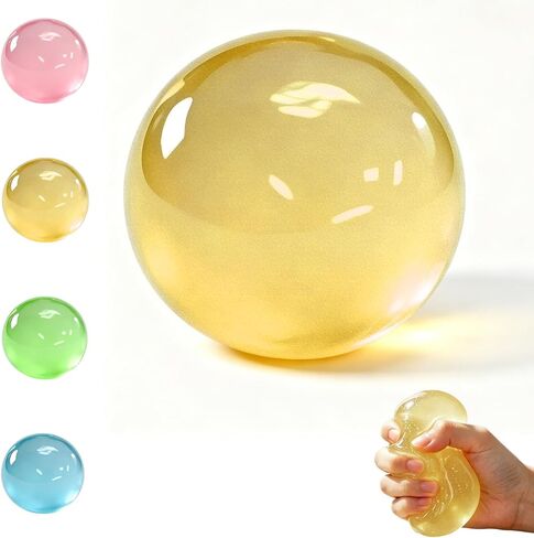 Coconut Oil Stress Ball, Slow Rising Coconut Oil Squishy, 2026 New Coconut Oil Stress Ball, Non-Sticky Easy to Clean Improving Focus Easing Tension (Blue+Pink) in Saudi Arabia