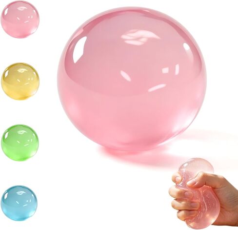 Coconut Oil Stress Ball, Slow Rising Coconut Oil Squishy, 2026 New Coconut Oil Stress Ball, Non-Sticky Easy to Clean Improving Focus Easing Tension (Blue+Pink) in Saudi Arabia