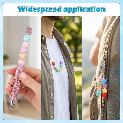 20Pcs Star Knitting Needle Stoppers, Colorful Silicone Knitting Needles Caps Knitting Needle Point Protectors Knittings Supplies Accessories for Hand DIY Craft in Saudi Arabia