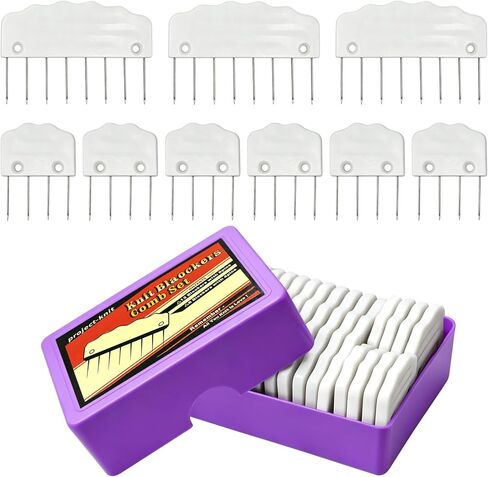 20PCS Knit Blocking Pins Kit, Knit Blocking Combs for Blocking Knitting Mats Crochet Lace Sewing & Needlework Projects Sewing Tool Device in Saudi Arabia