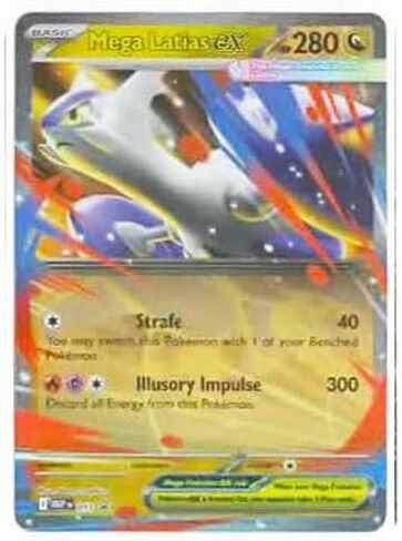 Pokemon - Mega Latias ex 011 - Mega Evolution Black Star Promo - Single Card Foil in Kuwait