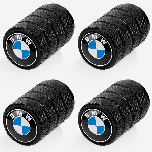 Tire Valve Stem Caps for GMC Series Metal Car Wheel Air caps Auto Valve Stem Caps Accessories 4 Pcs Black in Kuwait