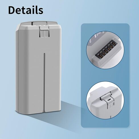 بطارية بديلة ذكية للطيران Mini2 متوافقة مع طائرة DJI Mini 2/2 SE/SE/4K بدون طيار، بطارية قابلة لإعادة الشحن بقدرة 2400 مللي أمبير في الساعة 7.7 فولت، توفر ما يصل إلى 31 دقيقة من الحد الأقصى لوقت الطيران in Kuwait