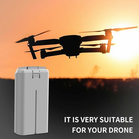 بطارية بديلة ذكية للطيران Mini2 متوافقة مع طائرة DJI Mini 2/2 SE/SE/4K بدون طيار، بطارية قابلة لإعادة الشحن بقدرة 2400 مللي أمبير في الساعة 7.7 فولت، توفر ما يصل إلى 31 دقيقة من الحد الأقصى لوقت الطيران in Kuwait