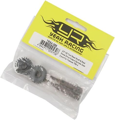 نعم سباق 23T HD أداة الصلب رمح والصلب بوابة محرك الناتج المغزل والعتاد 2 قطعة ل Traxxas TRX-4 # TRX4-066 in Kuwait