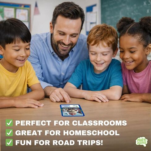 Countries, Capitals & Flags Flash Cards – Geography Learning Game for Kids – Educational Card Set for Classroom, Homeschool & ESL – World Facts, Memory Game – Ages 6+ in Saudi Arabia