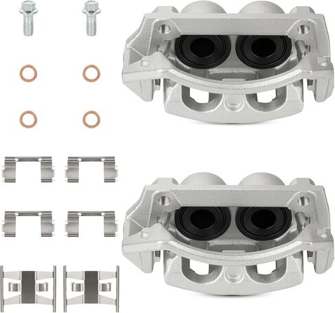 مجموعة الفرجار الأمامية اليسرى اليمنى لفرجار الفرامل متوافقة مع Ford F-150 1996-2003، F150 Heritage 2004، استبدل 18-B4634 18-B4635 in Kuwait