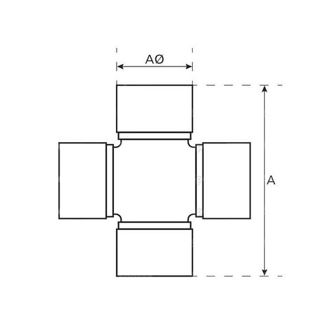 S.2498 وصلة عالمية - 22 × 54 مم (الخدمة القياسية) in Kuwait