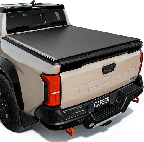 CAPSER Tacoma 5FT Soft Tri Fold Tonneau Cover Compatible with 2016-2023 Toyota Tacoma (Excl. Trail) 60.5Inch Truck Bed in Saudi Arabia