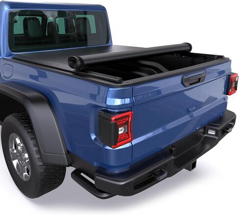 KUIPERAUTO Soft Roll-up Truck Bed Cover Compatible for 2020-2026 Jeep Gladiator JT Without Utility Track System 5FT Bed Tonneau Cover in Kuwait