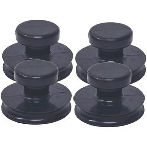 2pcs Tibetan Holder Healing Lifting Suctions Black Bowl Portable Handles Suction Buddha Replacement Tools for Handle Nepal Accessories Spiritual Meditation Bowls Rubber Knob Tool