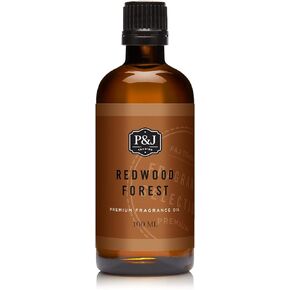 P&J Trading Fragrance Oil | Redwood Forest Oil 100ml - Candle Scents for Candle Making, Freshie Scents, Soap Making Supplies, Diffuser Oil Scents