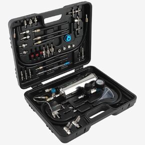 maXpeedingrods Fuel Injector Cleaner Set, 800ML 140PSI Pneumatic Non-dismantle Fuel Injector Cleaning Tool Kit, Auto Gasoline Fuel System Cleaner Kit for Petrol Cars