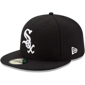 New Era 59Fifty Men's Fitted Hat Cap New York Yankees Black/Black/White 11941966