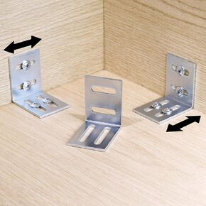 Heavy Duty Wood Table Top Expansion Bracket | Clip Fastener Connector Z Figure 8 Steel Table Desk Coffee Live Edge Woodwork Wood Woodworking (4)