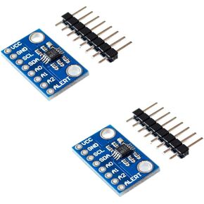 2Pcs MCP9808 High Accuracy I2C IICTemperature Sensor Breakout Board ±0.25°C /0.0625°C