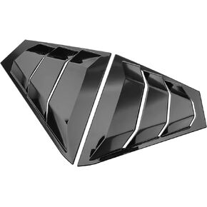 Rear Side Window Louvers Compatible with Nissan Altima 2019 2020 2021 2022, Air Vent Scoop Shades Cover Blinds Racing Style (Carbon Fiber Pattern)