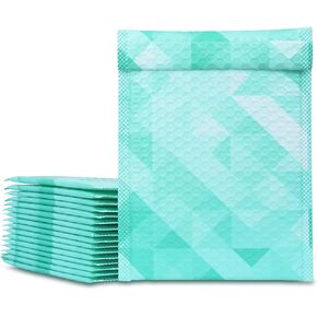 Bubble Mailers 6x10 Inch Shipping Packages Padded Envelopes Poly Bags for Small Business Banana Leaves