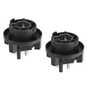 2 Pcs No.A0008269182 Turn Signal Light Socket Compatible for Mercedes-Benz CLK 320 1998-2003, Durable Plastic Black Car Lamp Socket