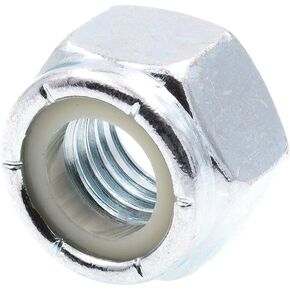 Prime-Line 9075465 Nylon Insert Lock Nuts, 9/16 In.-12, Grade 2 Zinc Plated Steel (10 Pack)