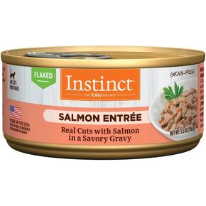 Instinct Flaked Salmon Entrée Wet Cat Food - 5.5 Ounces, 12 Pack