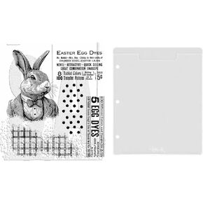 حزمة - طوابع مطاطية لاصقة من Tim Holtz Mr. Rabbit cms478 و1 وحدة تخزين Idea-Ology - تخزين الطوابع - ورقة - إصدار 2024 in Kuwait
