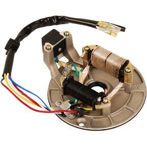 HIFROM New Ignition Stator Magneto Plate Pit Bike Compatible with 90cc 110cc 125cc Pit Bike XR50 CRF50 XR70 CRF70 Z50R（1988-1999）SDG SSR 107 110 125 M IS01