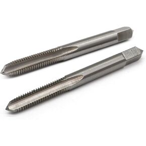 2pcs M6 x 1 HSS Machine Use Metric Screw Taps Tapping Bit for Thread Repair Spiral Point Plug Threading Tap M6 x 1.0 Thread