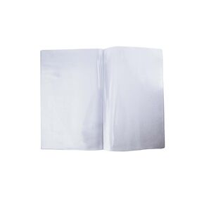 Risch Double-Sided All Clear Vinyl Menu Cover, Two-Sided 4 View Folding Menu Booklet, Slip in Side-Loading Cover, Wipeable, Reusable, 8.5" x 11", 12-Gauge, Pack of 24